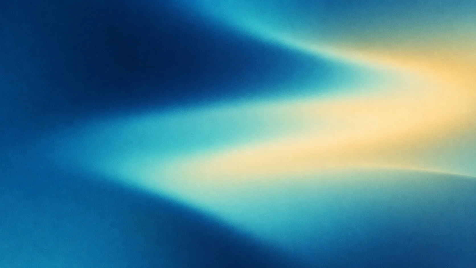 Abstract blue, cyan, and gold field